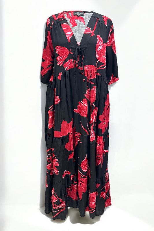 Boheme-Kleid Viskose 9314