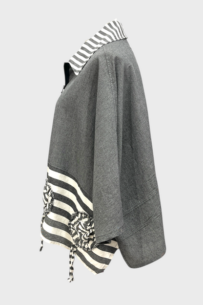 Kurzjacke mit Streifen 503