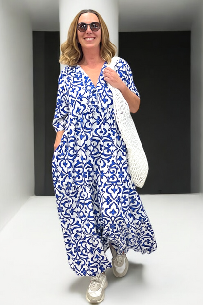 Boheme-Kleid Viskose 9314