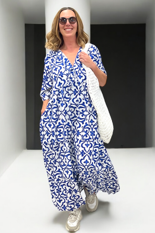 Bohemian dress viscose 9314