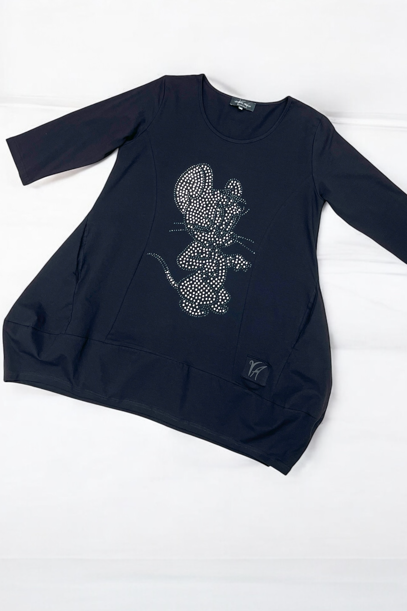 Tunic with rhinestones 842