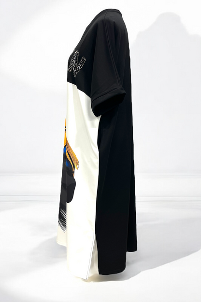 Dress with motif 9328