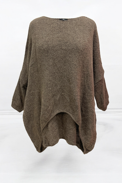 Oversized knitted sweater 3206