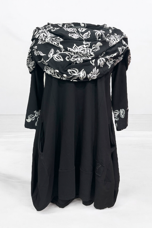 Tunic with Carmen collar 7587
