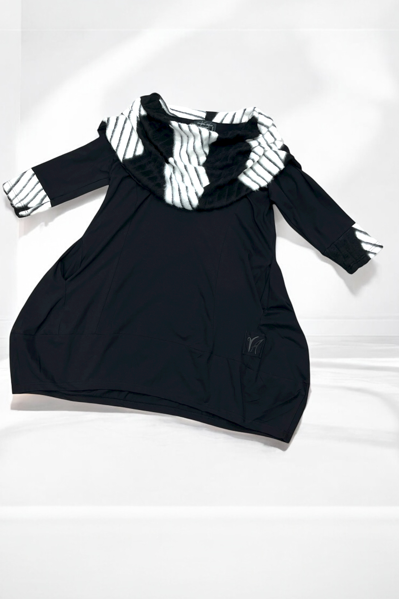 Tunic with Carmen collar 7518
