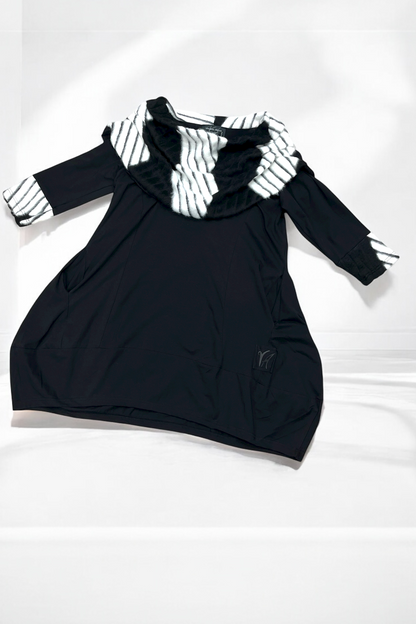 Tunic with Carmen collar 7518