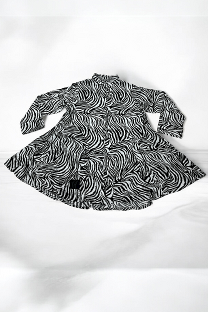 Bluse in Zebra-Print 124
