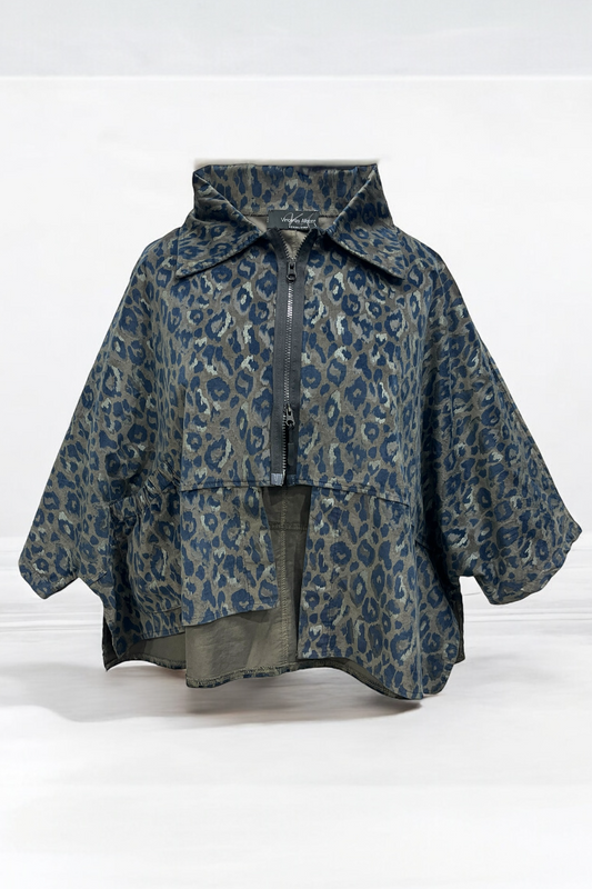 Jacke mit Leo-Print 5503