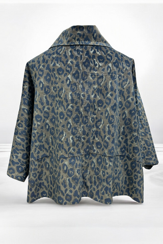 Jacke mit Leo-Print 5503