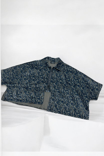 Jacke mit Leo-Print 5503