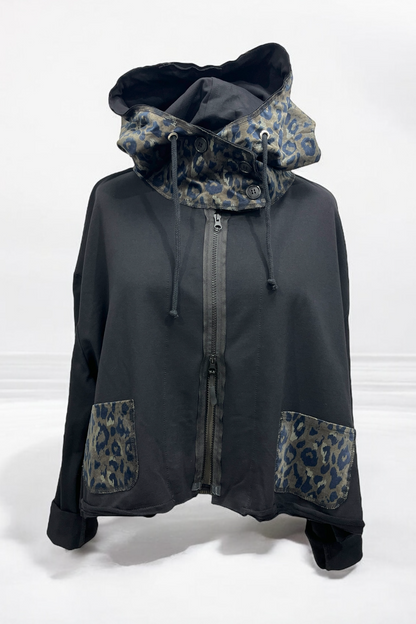 Kurzjacke Leo-Print 5495