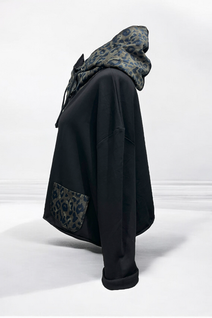 Kurzjacke Leo-Print 5495