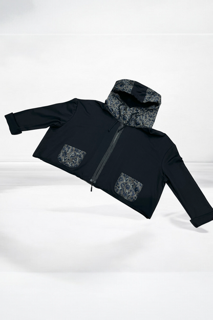 Kurzjacke Leo-Print 5495