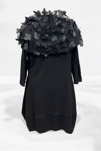 tunic with flower collar 7518