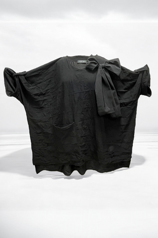 Oversize tunic in crushed