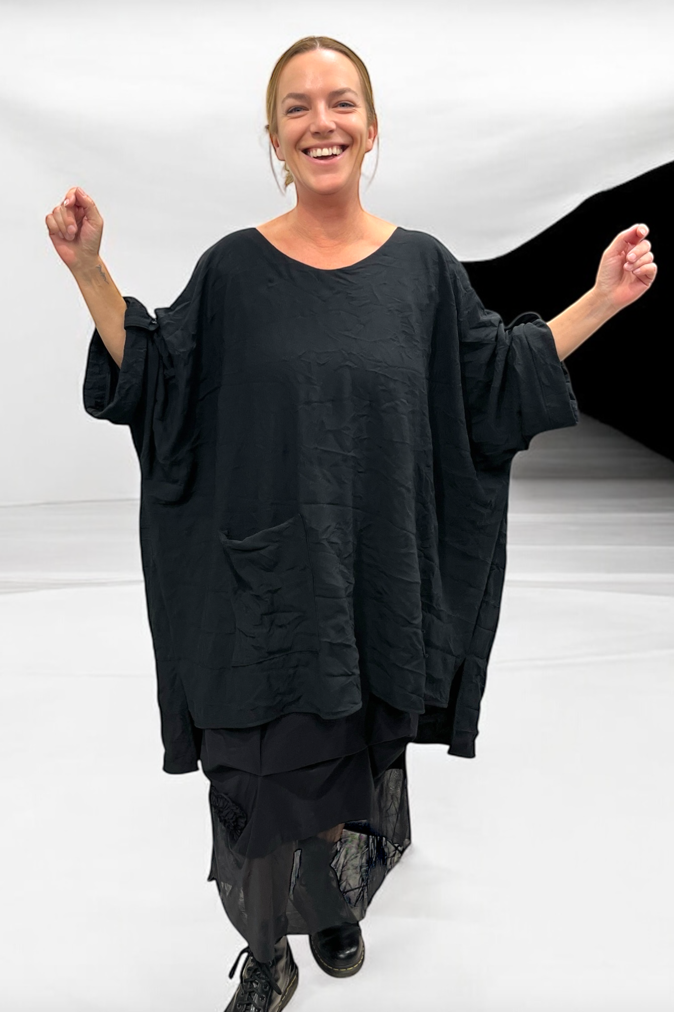 Oversize Tunika in Crash