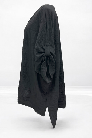 Oversize tunic in crushed