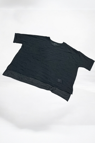Oversize tunic in crushed