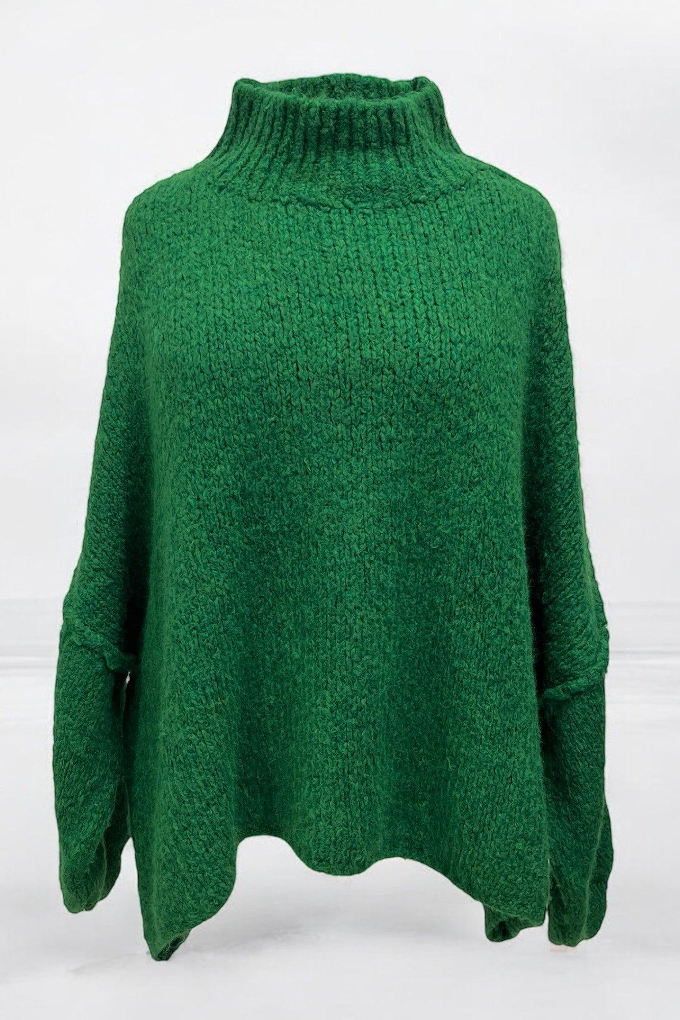 Strickpulli mit Stehkragen