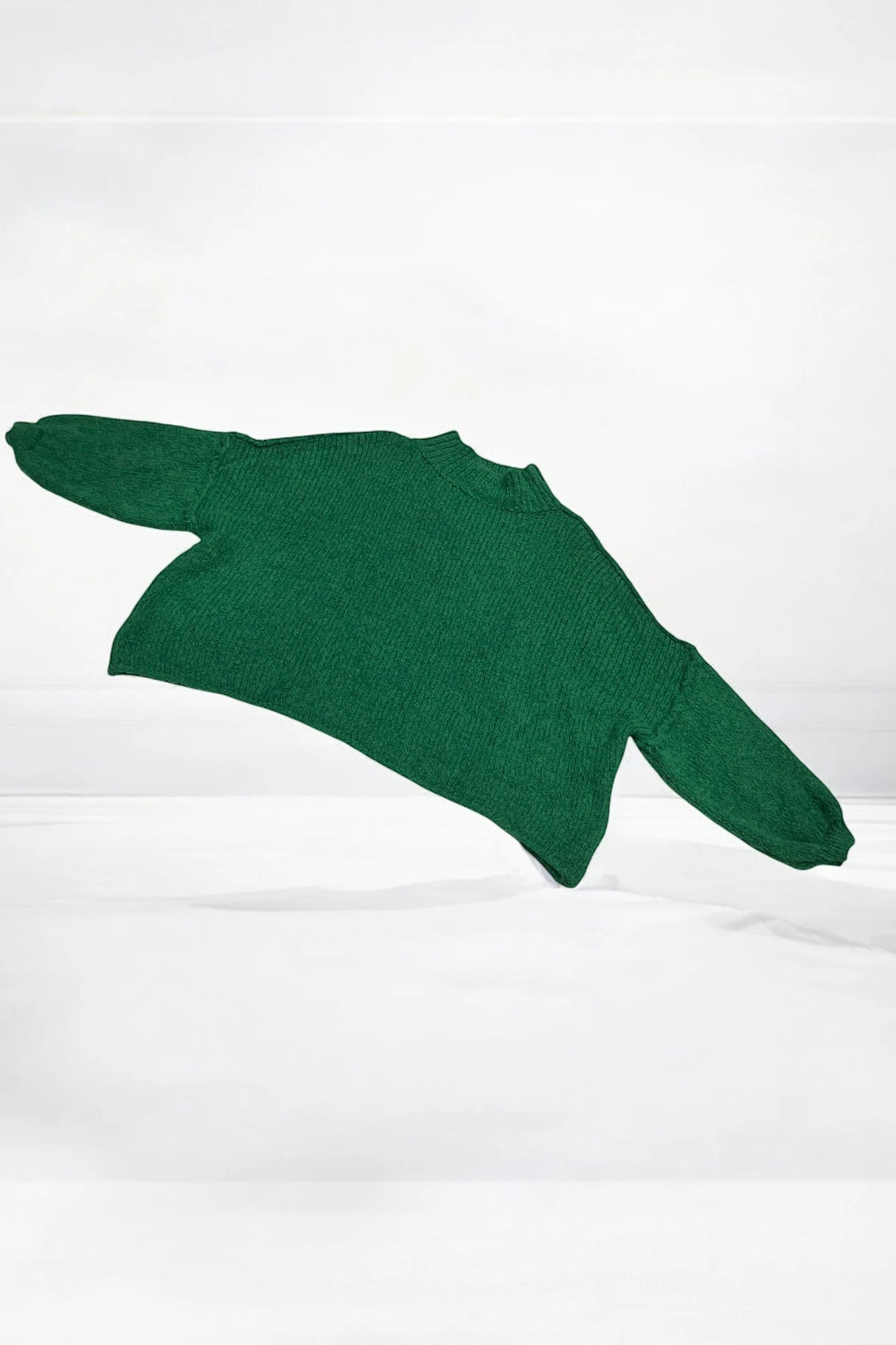 Strickpulli mit Stehkragen