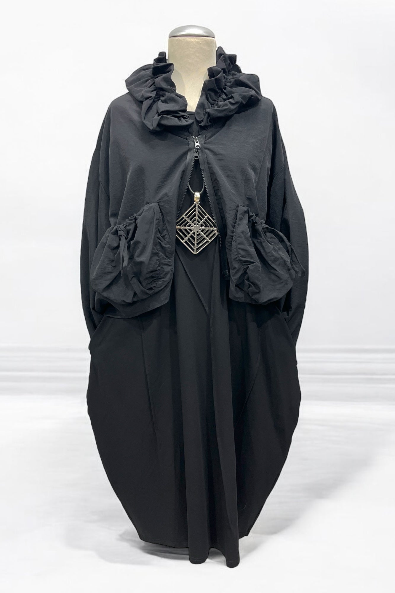 Jacke aus Techno-Stoff