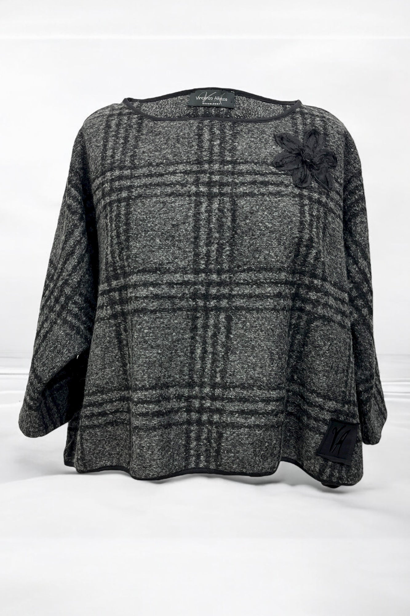 Kurzshirt in Wolloptik