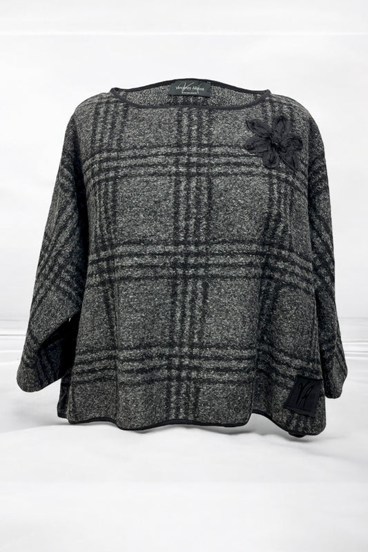 Kurzshirt in Wolloptik