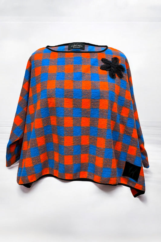 Kurzshirt in Wolloptik