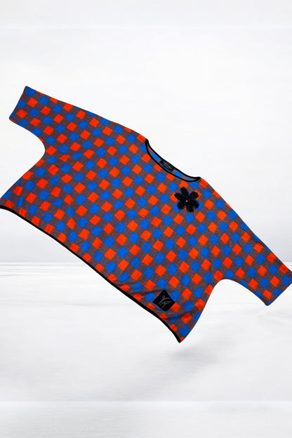 Kurzshirt in Wolloptik