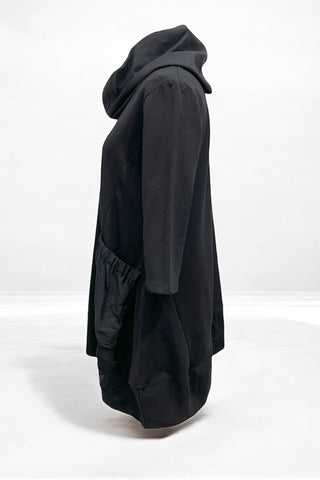 Tunic with techno collar