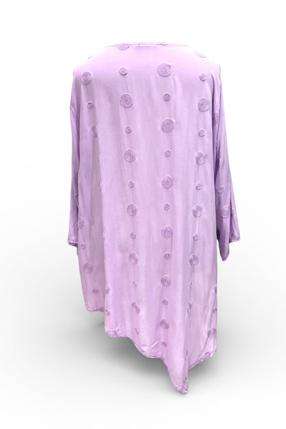 Tunika Viskose mit Stickerei