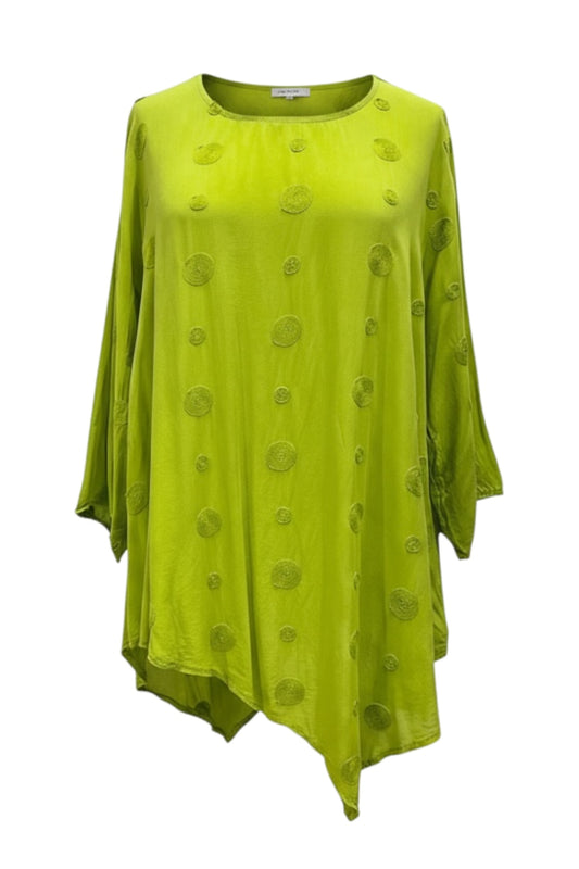 Tunika Viskose mit Stickerei