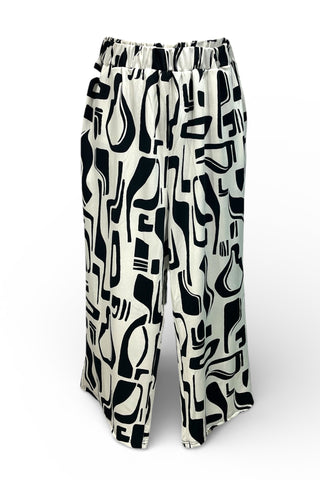 Hose mit Grafik Print