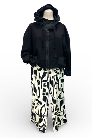 Hose mit Grafik Print