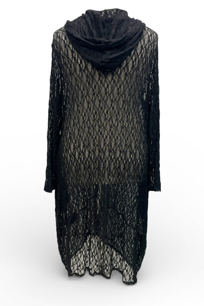 Longjacke aus Spitze