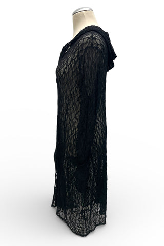 Longjacke aus Spitze