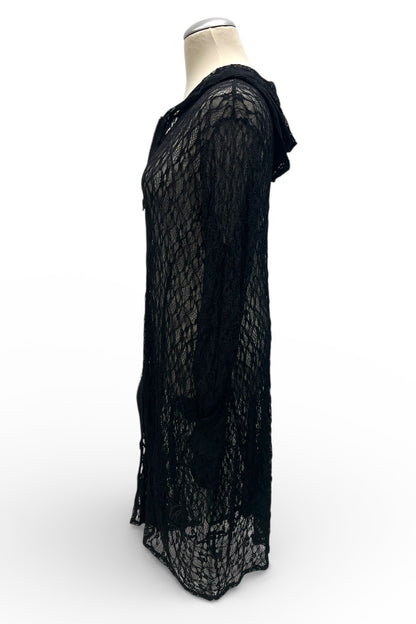 Longjacke aus Spitze