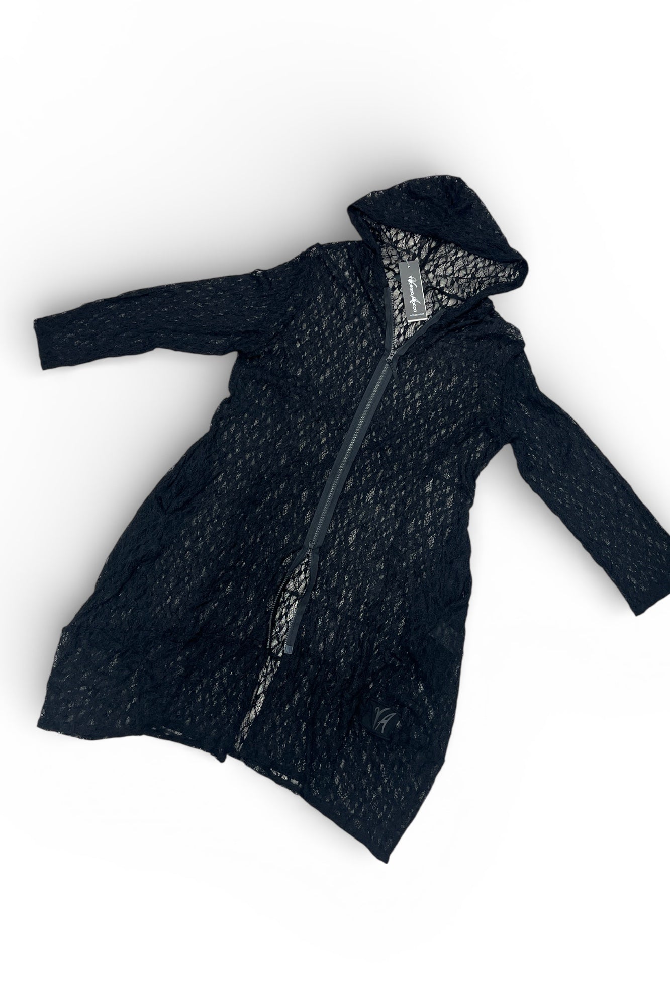 Longjacke aus Spitze