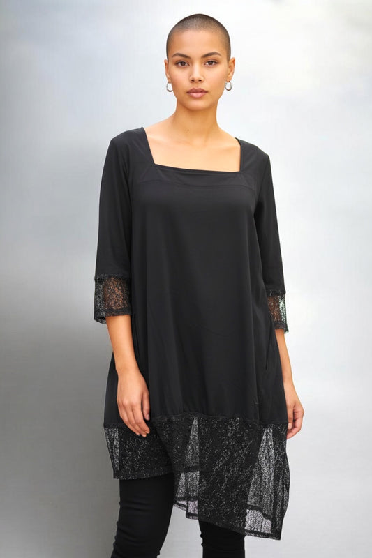 Tunika mit Spitze