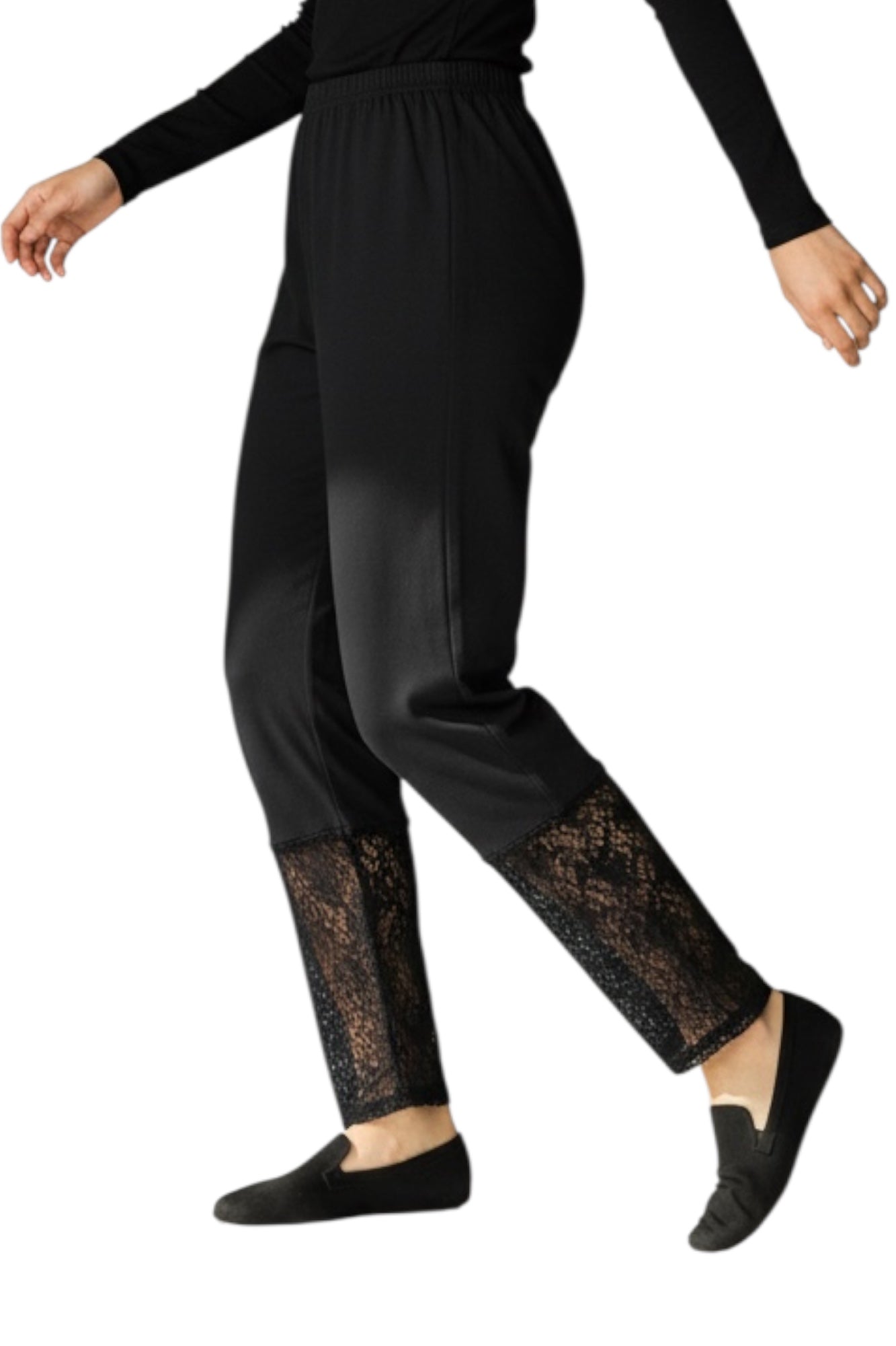 Legging mit Spitze