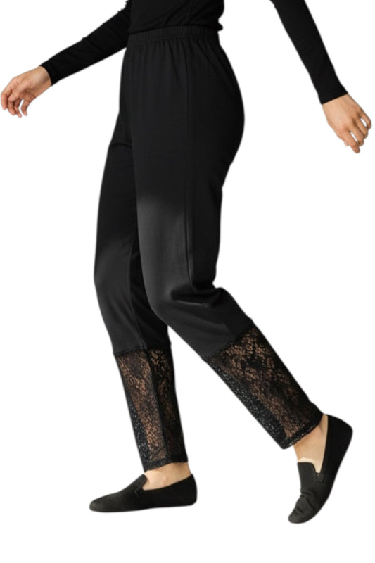 Legging mit Spitze