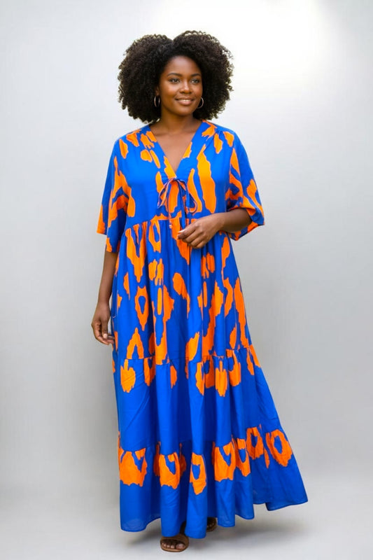 Boheme-Kleid Viskose 9314