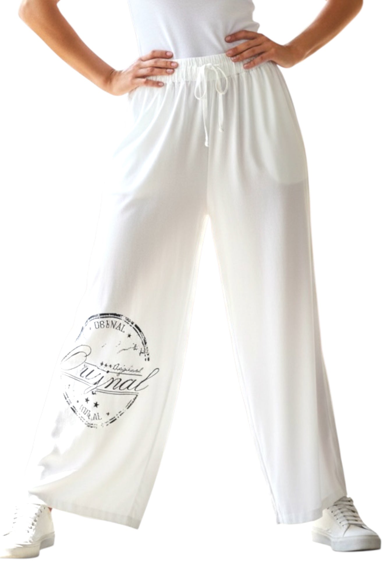 Hose aus Viskose mit Druck