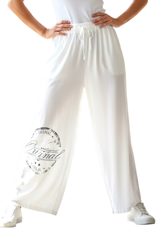 Hose aus Viskose mit Druck