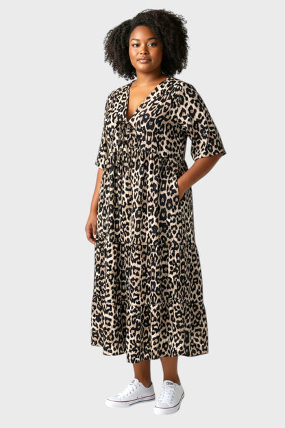 Boheme-Kleid Viskose