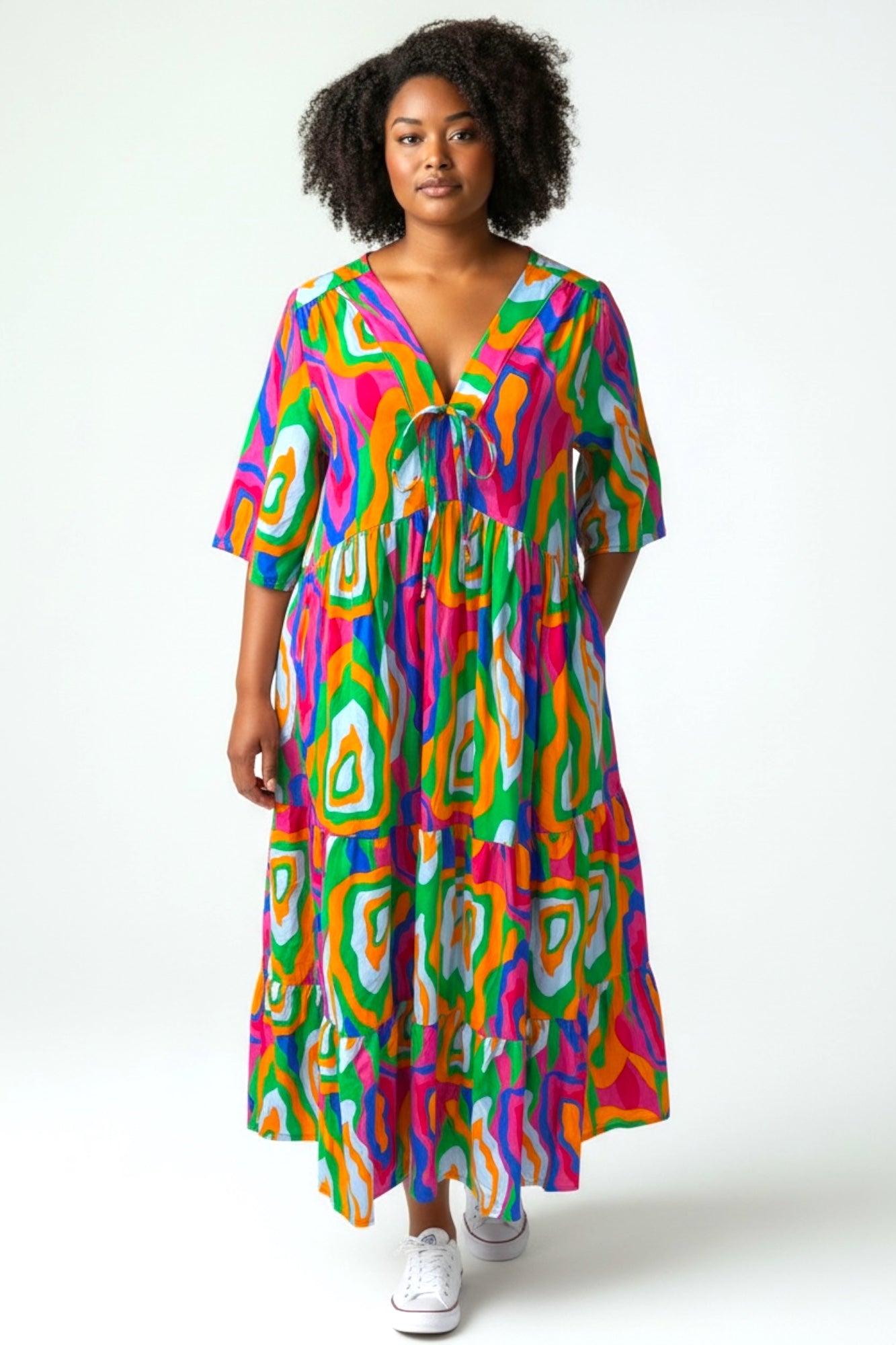 Boheme-Kleid Viskose