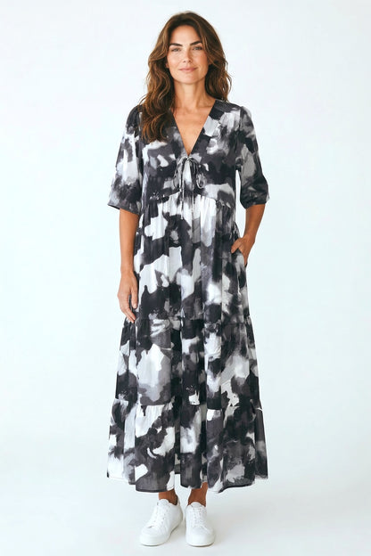 Boheme-Kleid Viskose