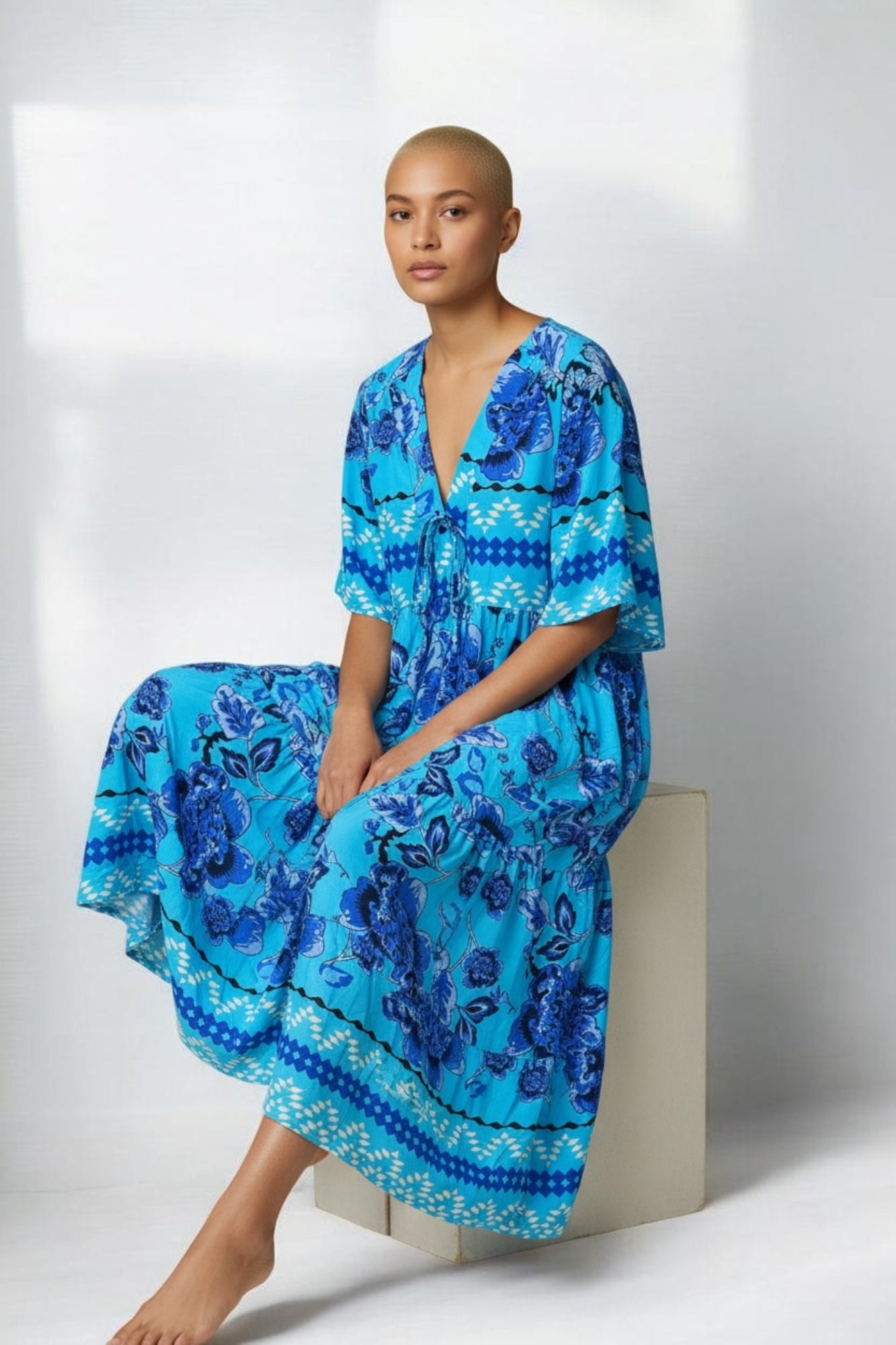 Boheme-Kleid Viskose