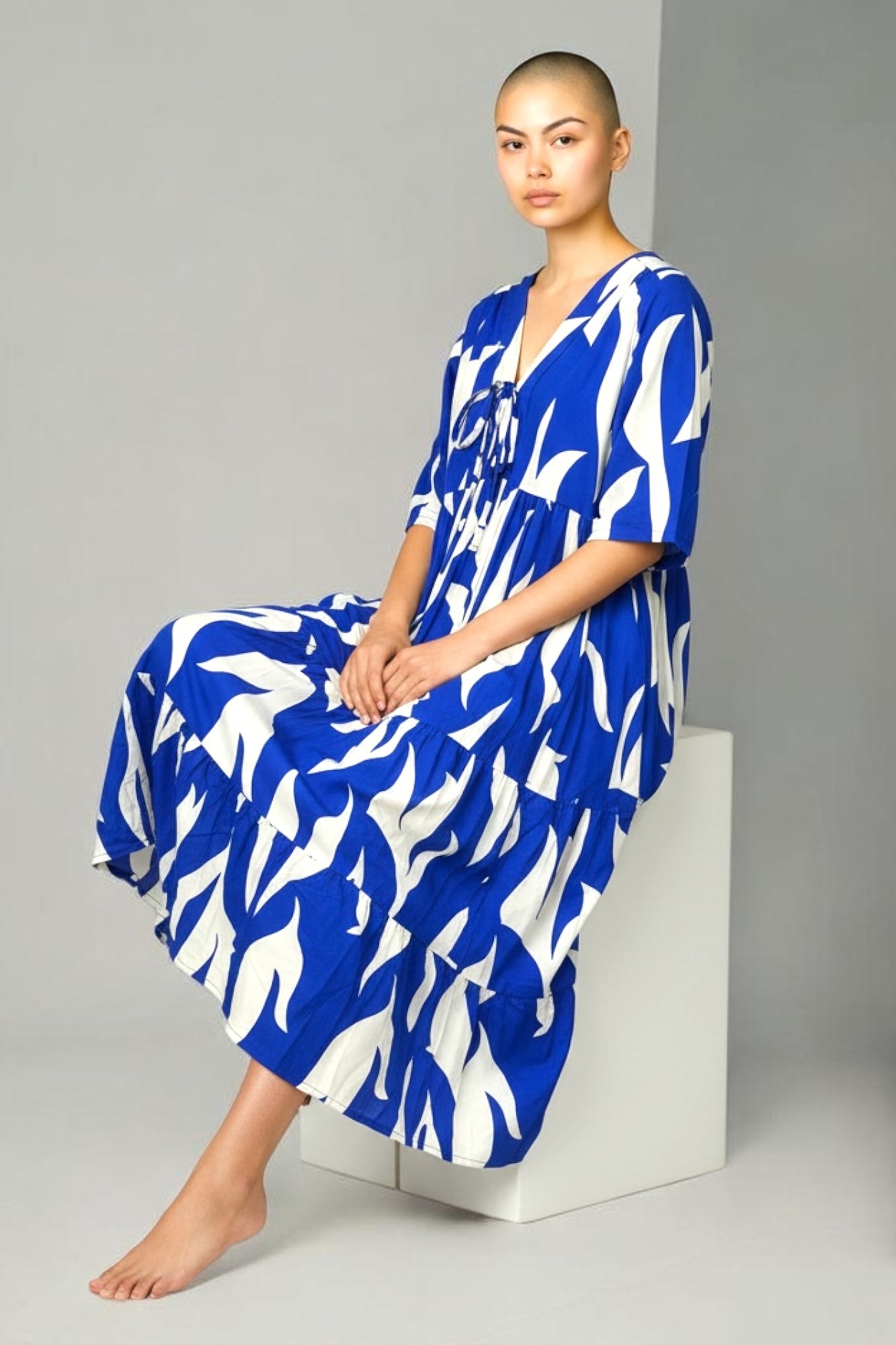 Boheme-Kleid Viskose