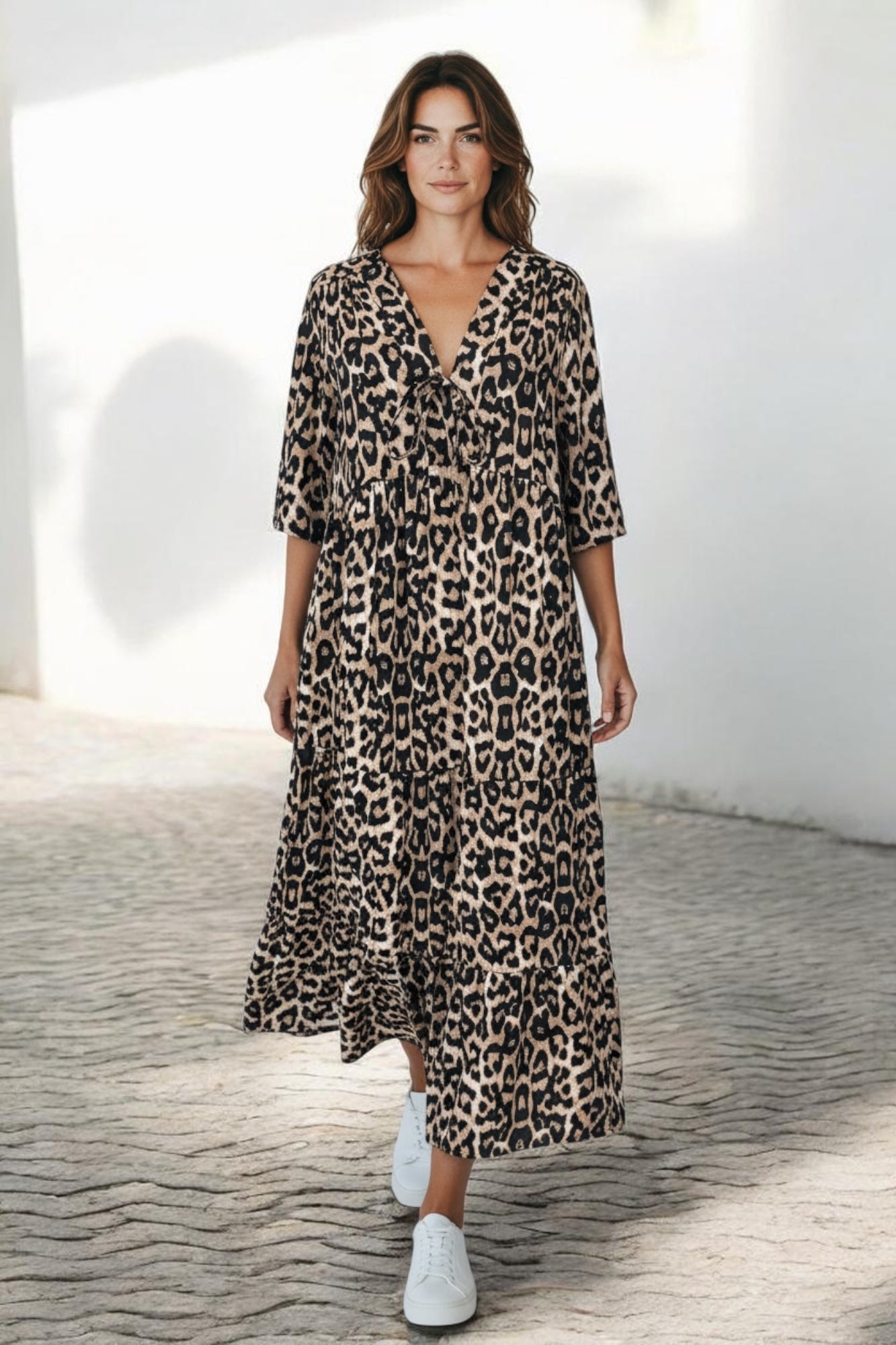 Boheme-Kleid Viskose